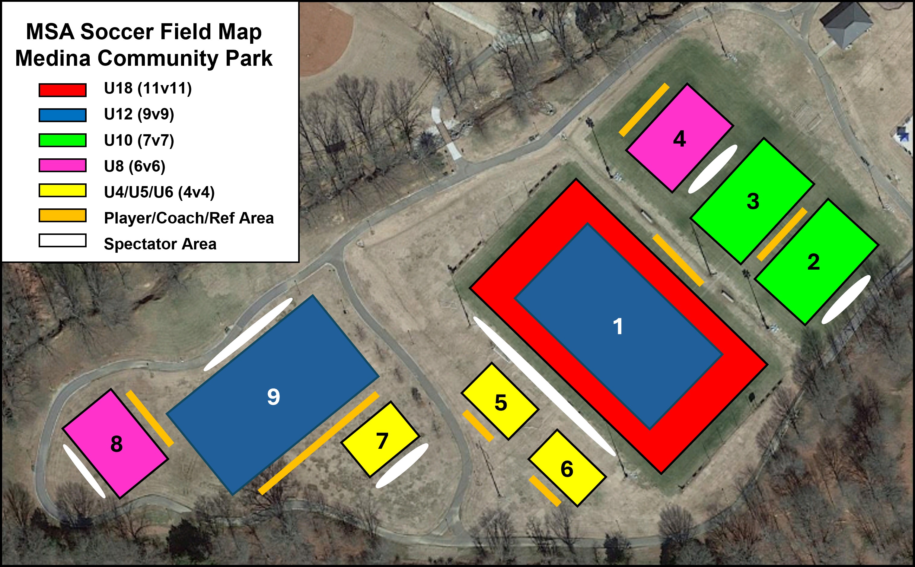 250208 Medina Community Park Field Map
